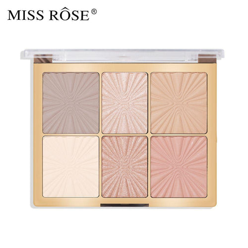 Miss Rose 6 Color Face Palette 6003-003