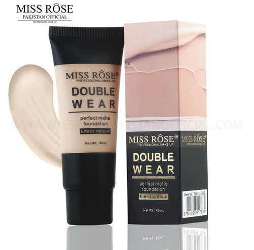 Miss Rose - Double Wear Perfect Matte Foundation For Girls And Women 40 Ml-fair