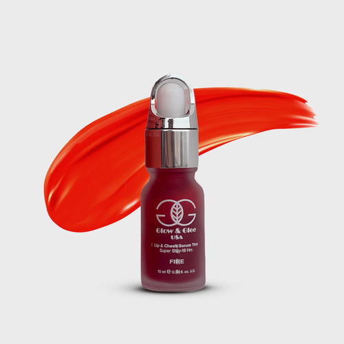 Glow & Glee - Lip & Cheek Serum Tint Fire 10ml