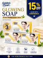 Pack of 3 Glowing Soap - Acne Prone & Oily Skin Deal