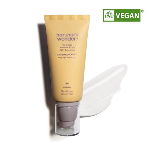 Haru Haru Wonder - Black Rice Moisture Airfit Daily Sunscreen 50ml (velvet Finish)