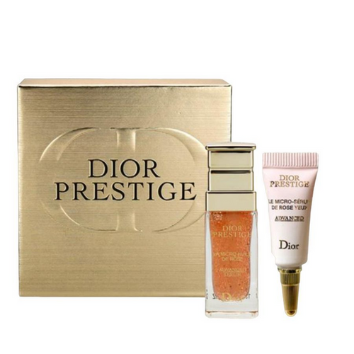 Dior Prestige Le Micro-huile De Rose Serum 5ml & Micro-serum De Rose Yeux 2ml