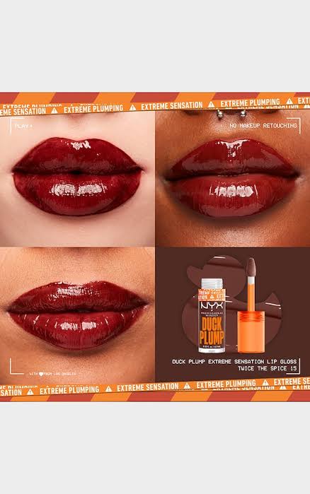 Nyx Professional Makeup -duck Plump High Pigment Plumping Lip Gloss - 15 Twice The Spice