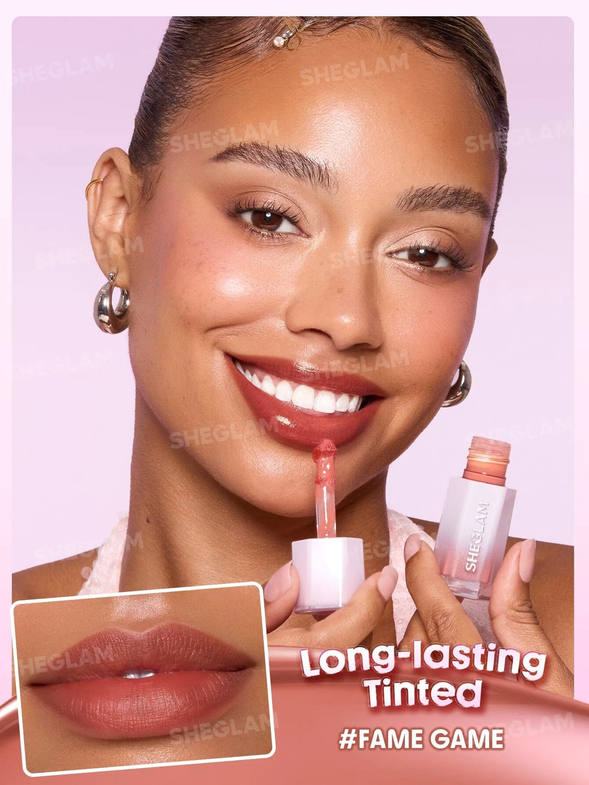 Shein Sheglam - Glazed & Locked Glossy Lip Tint