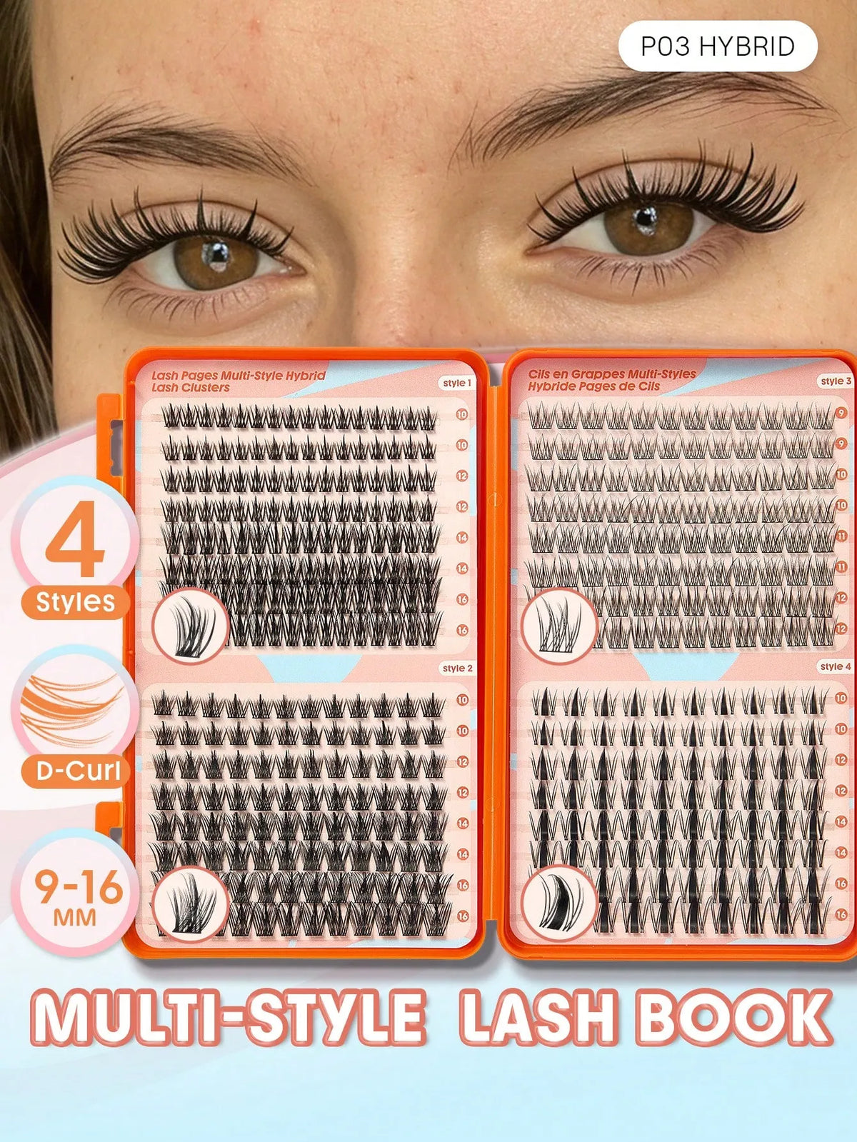 Shein Sheglam - Lash Pages Multi?style Hybrid Lash Clusters