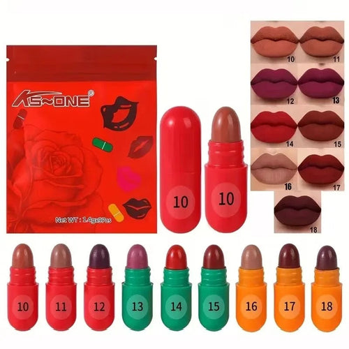 Ks-one - 9 Colors Capsule Lipstick Set