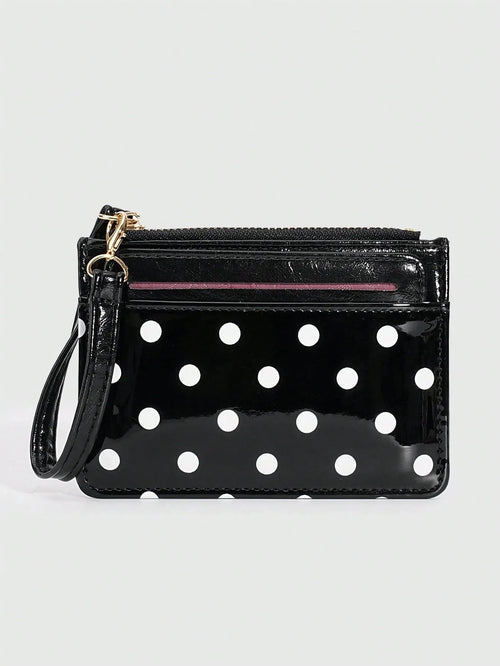 Shein - Romwe 1pc Y2k Polka Dot Mini Coin Purse