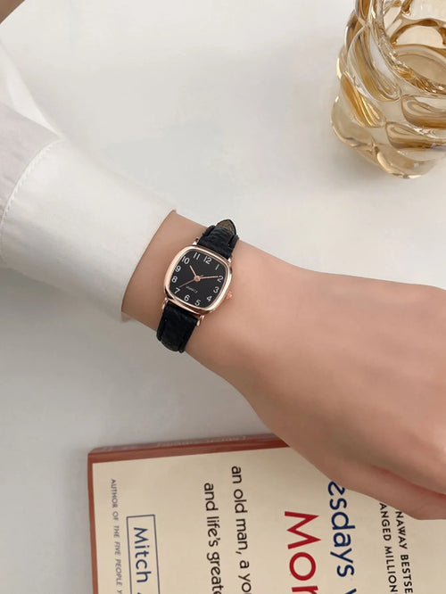 Shein - 1pc Ladies Watch Minimalist Pointer Quartz Watch