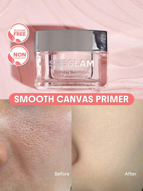 Shein Sheglam - Birthday Skin Primer Invisible Pore Color-correcting Primer