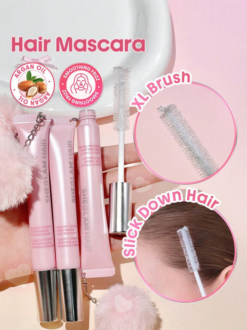 Shein Sheglam - Hair Cupid's Charm Style Keeper Hair Mascara,pink Frizz & Flyaway Hair Taming Wand,hair Finishing Stick