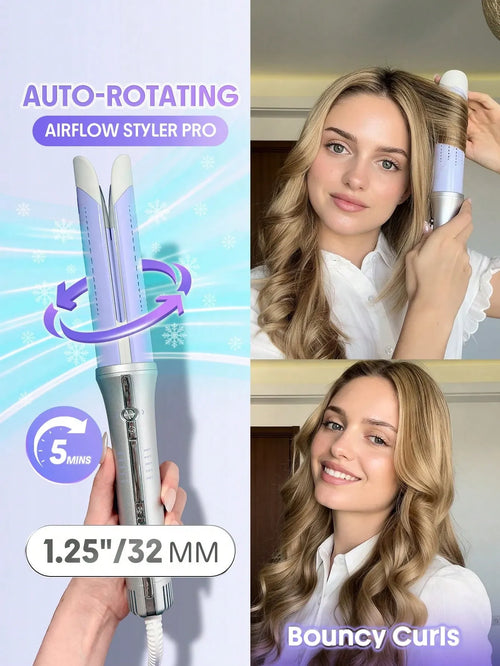 Shein Sheglam - Hair One Touch Airflow Styler Pro-32mm Silver-purple - Long