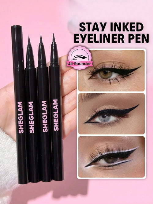 Shein Sheglam - Stay Inked Waterproof Eyeliner Pen - Black