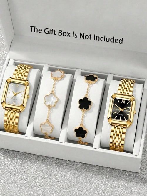 Shein - 4pcs Women's Watch Set
