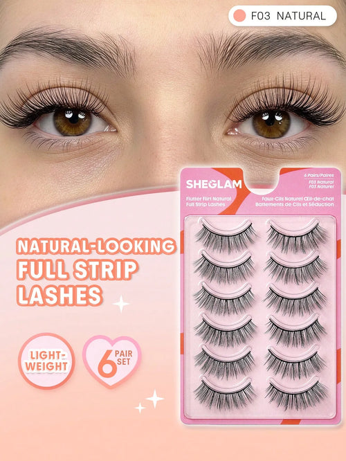Shein Sheglam - Flutter Flirt Natural Full Strip Lashe