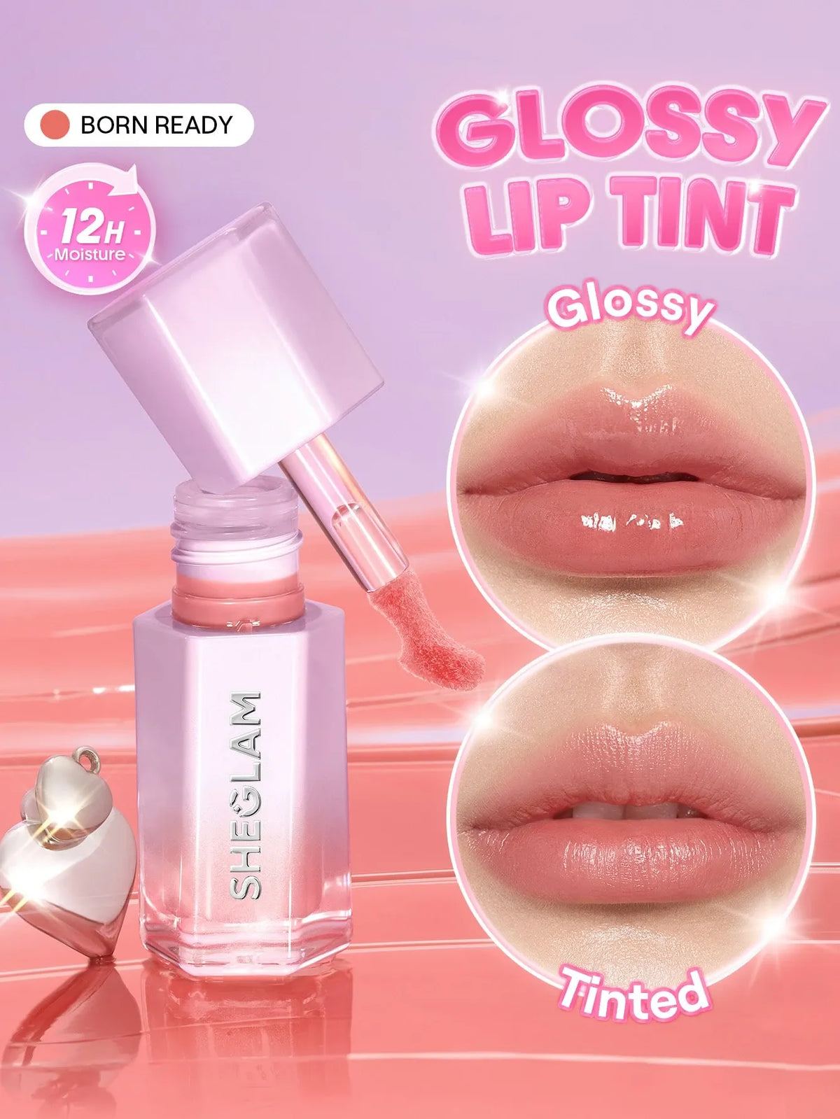 Shein Sheglam - Glazed & Locked Glossy Lip Tint