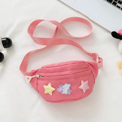 Shein - 1pc Zipper Closure Cartoon Teenager Waist Bag