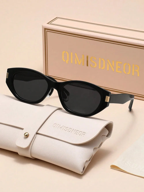 Shein - Luxury Oval Tr Frame Tac Lens Women's Fashion Glasses