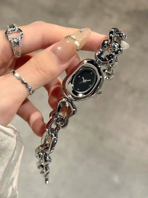 Shein - 1pc Women's Quartz Watch, Exquisite Luxury Small Dial