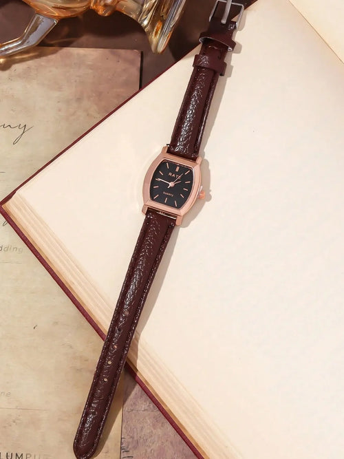 Shein - 1pc Retro Vintage Women's Watch, High-quality Student Style
