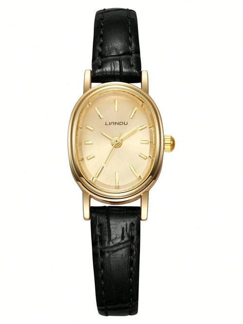 Shein - Women's Vintage Classic Business Quartz Watch