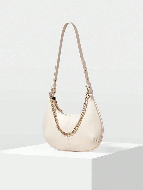 Shein - Motf Women Shoulder Bag Retro - Beige