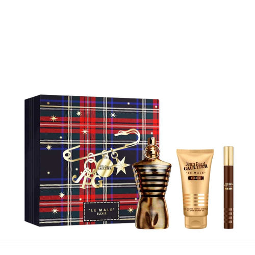 Jean Paul Gauliter - Jpg Le Male Elixir Men 3s Set (parfum 125ml+ Parfum 10ml+ S/g 75ml)