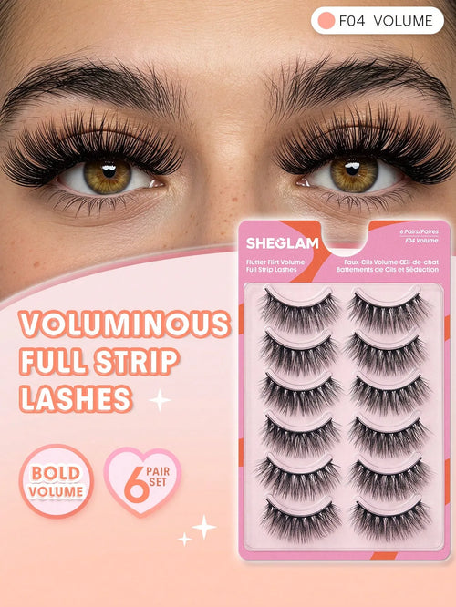 Shein Sheglam - Flutter Flirt Volume Full Strip Lashes