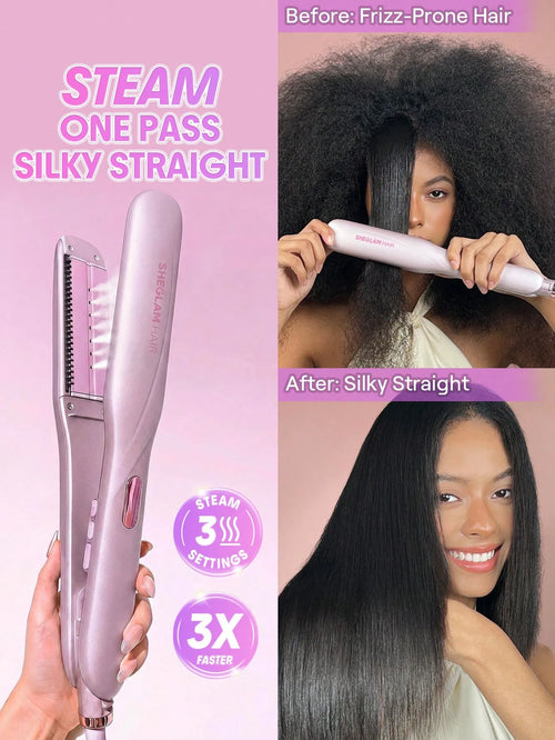 Shein Sheglam - Hair Hydra Shot Steam Iron Pro - Eu Plug