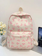 Shein - Minimalist Solid Color Multi-function Large Capacity Student Backpack