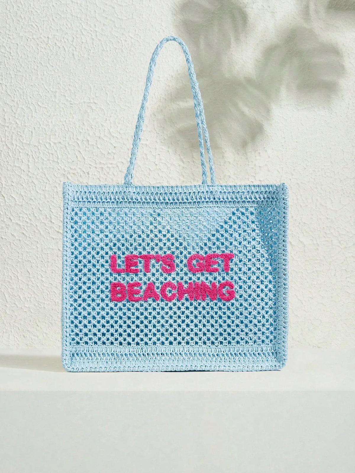 Shein - Shecarry Women's Summer Fashionable Crocheted Tote Bag