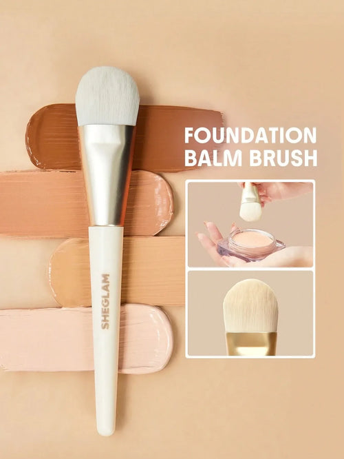 Shein Sheglam - Foundation Brush Synthetic Dense Soft Bristles Foundation Brush