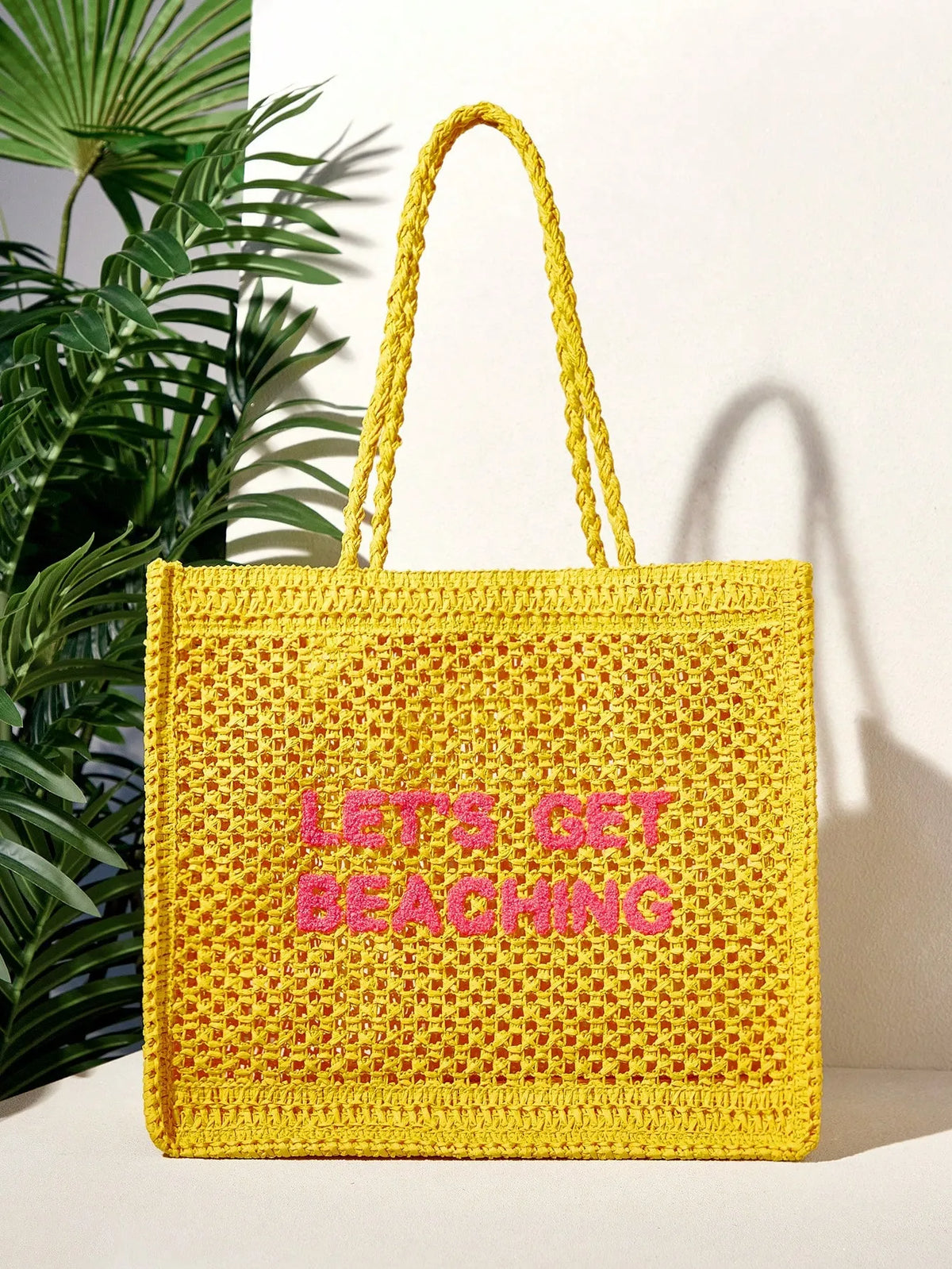 Shein - Shecarry Women's Summer Fashionable Crocheted Tote Bag