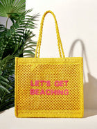 Shein - Shecarry Women's Summer Fashionable Crocheted Tote Bag