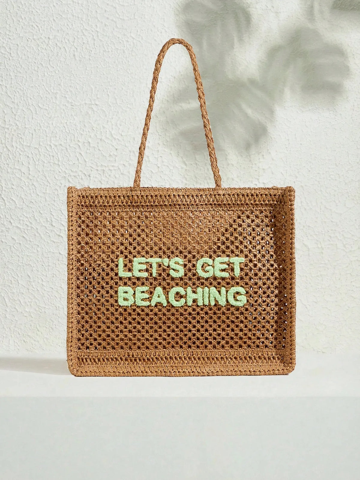 Shein - Shecarry Women's Summer Fashionable Crocheted Tote Bag
