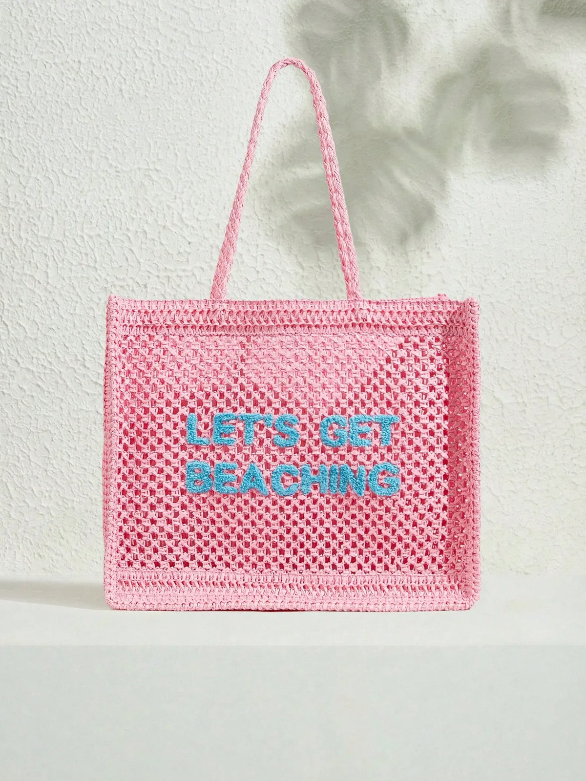 Shein - Shecarry Women's Summer Fashionable Crocheted Tote Bag