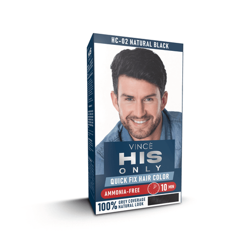 Vince - Natural Black Men Hair Color - His Only (hc-02)