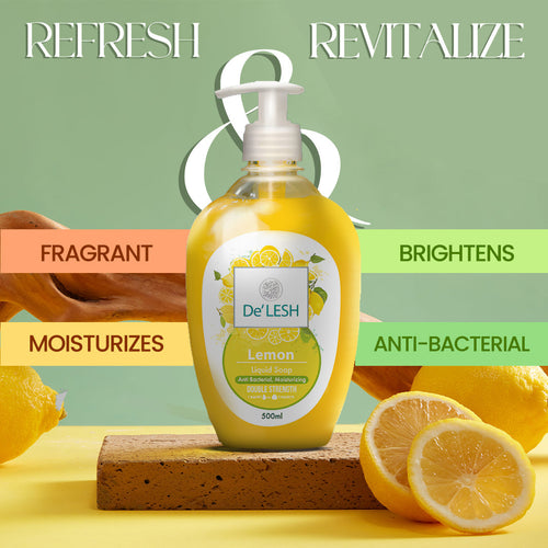 De'lesh - Lemon Liquid Soap - 500 Ml