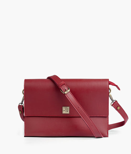 Rtw - Maroon Envelope Shoulder Bag