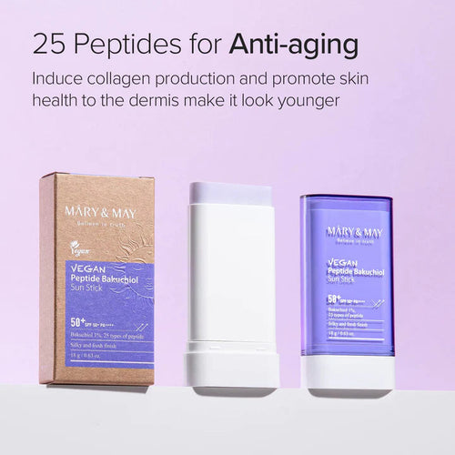 Mary & May - Vegan Peptide Bakuchiol Sun Stick 18g