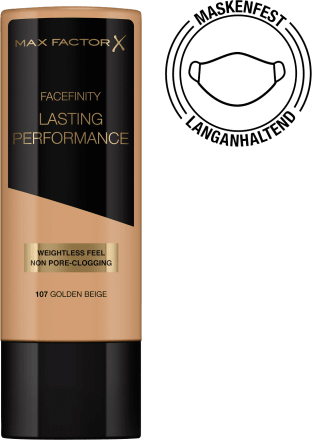 Max Factor - Facefinity Lasting Performance Liquid Powder – 107 Golden Beige, 35 Ml