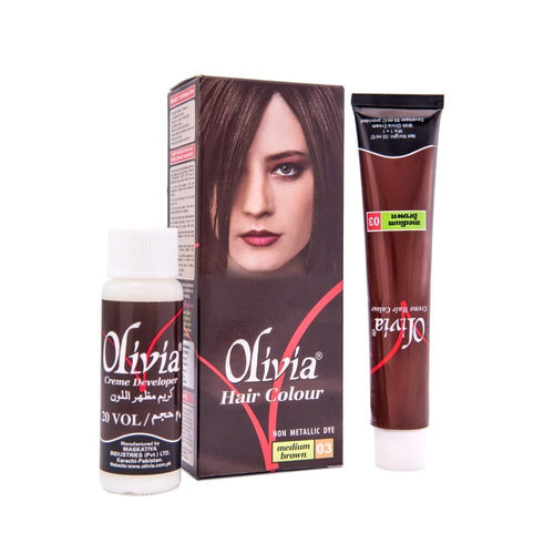 Olivia- Hair Colour Medium Brown