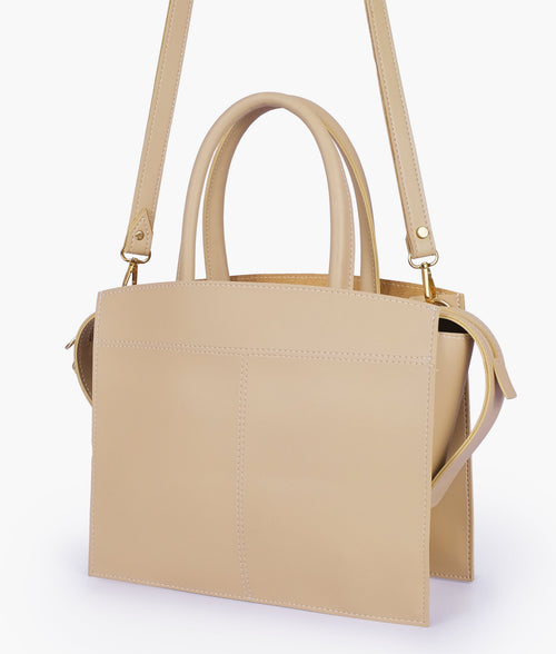 Rtw - Off-white Trapeze Top-handle Bag