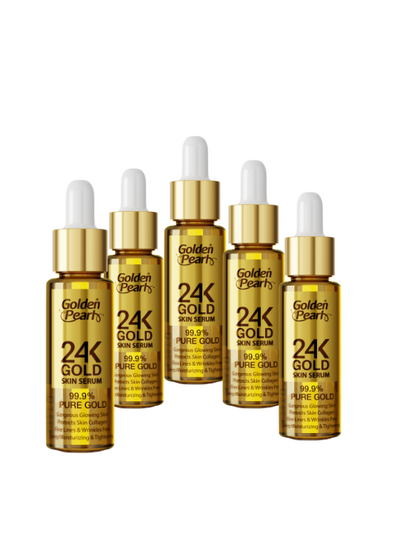 Pack Of 5 24K Gold Skin Serum