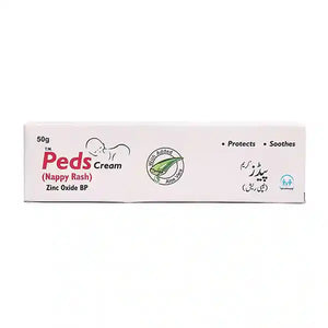 Peds Cream 50g – Zinc Oxide Cream for Nappy Rash & Skin Protection