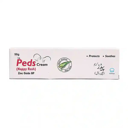 Peds Cream 50g – Zinc Oxide Cream for Nappy Rash & Skin Protection