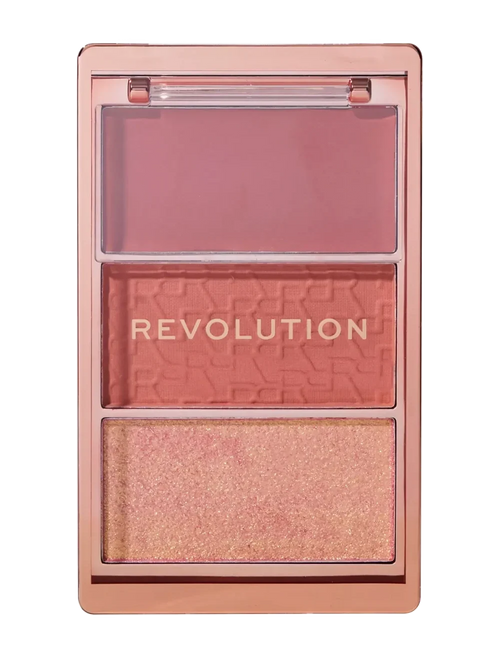 Makeup Revolution Blush Icon Palette Aura - Points Rose