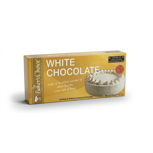 BAKERS CHOICE WHITE CHOCOLATE 500GM