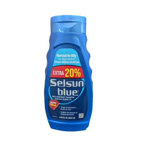 SELSUN BLUE ANTI DANDRUFF SHAMPOO NORMAL TO OILY 300ML