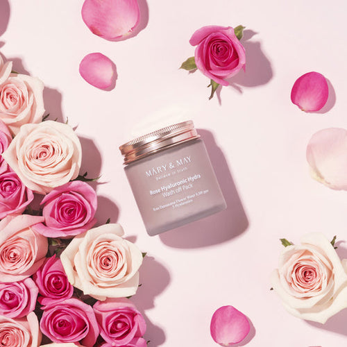 Mary & May - Rose Hyaluronic Hydra Wash Off Mask 30g
