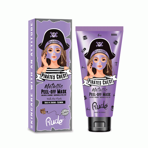 Rude Cosmetics - Pirates Chest Metallic Peel-off Mask - Walk The Plank